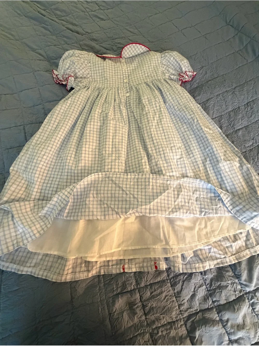 Smockingbird Girls Back to School Smocked Dress Girls Size 8